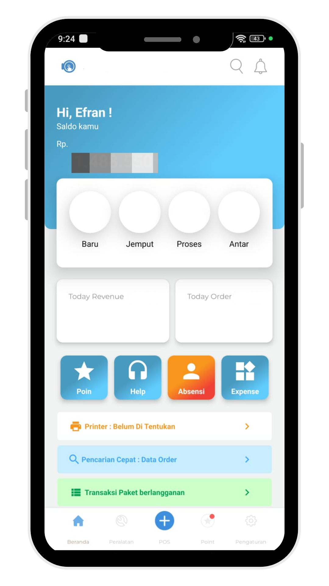 Langkah-langkah Pemesanan
